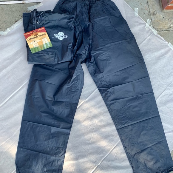 Motorcycle Club of America Vintage Lightweight Rain Suit Adult XL 2PC New - Picture 5 of 6